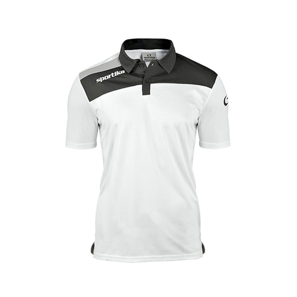 BREST polo Multisport UNISEX white black grey