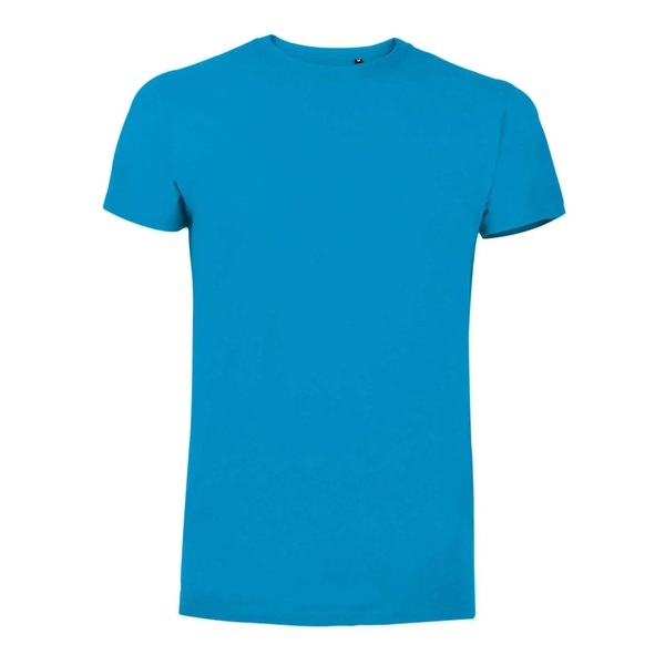Moon Organic T-shirt turchese