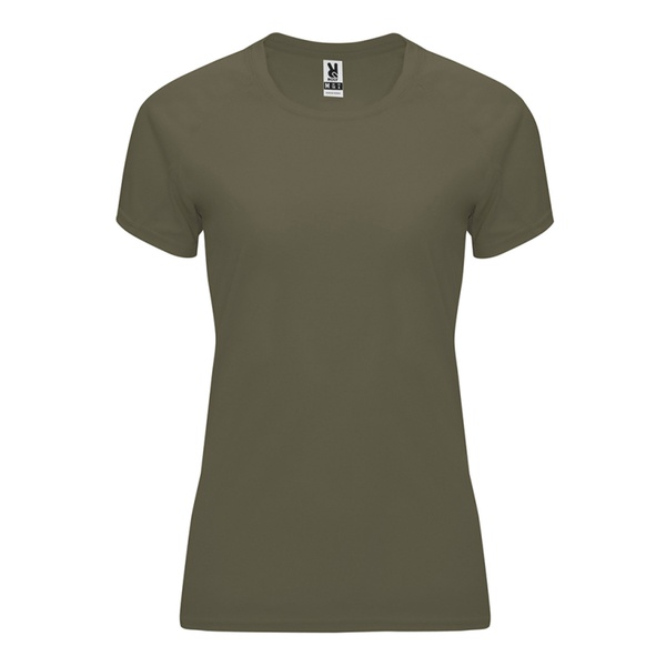 Bahrain Woman - t-shirt tecnica raglan Verde militare