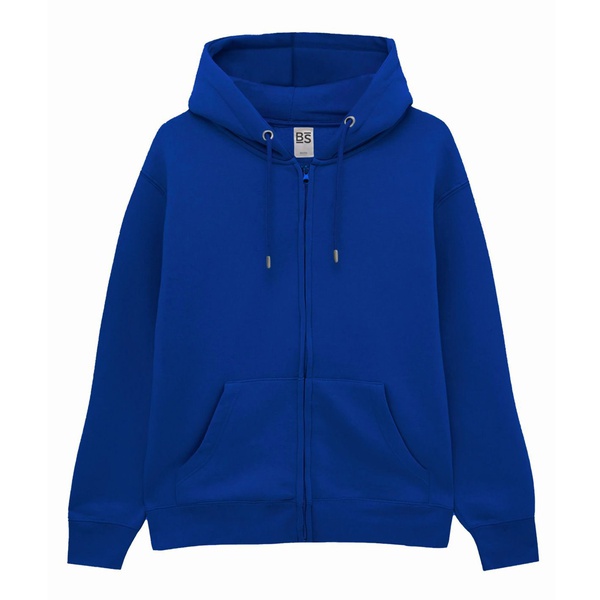 FELPA VEGA con zip e cappuccio UNISEX royal