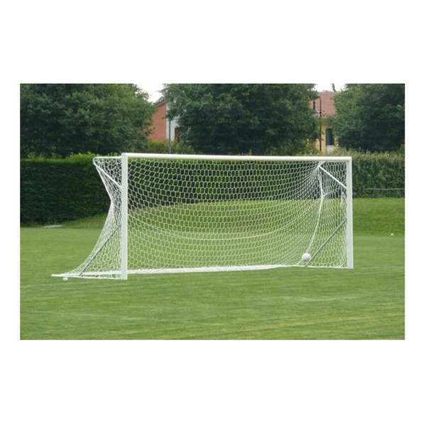 Coppia porte calcio a 5 con bussole in alluminio m.5x2