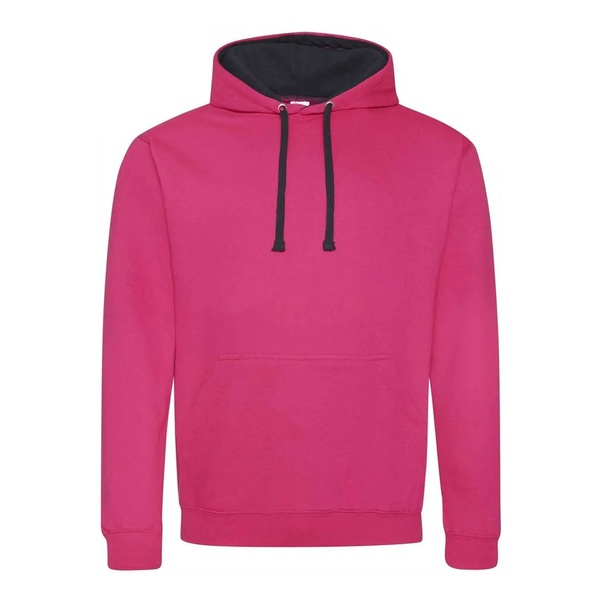 Felpa Hoodie con cappuccio bicolore hot pink french navy