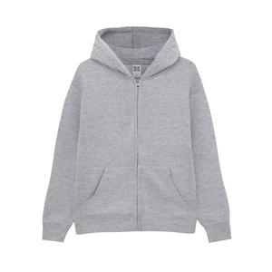 FELPA VEGA KIDS zip e cappuccio bambino grey heather