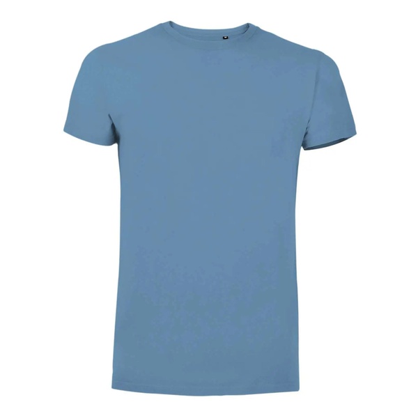 Moon Organic T-shirt blu minerale
