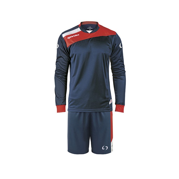 AMSTERDAM completo calcio manica lunga navy red