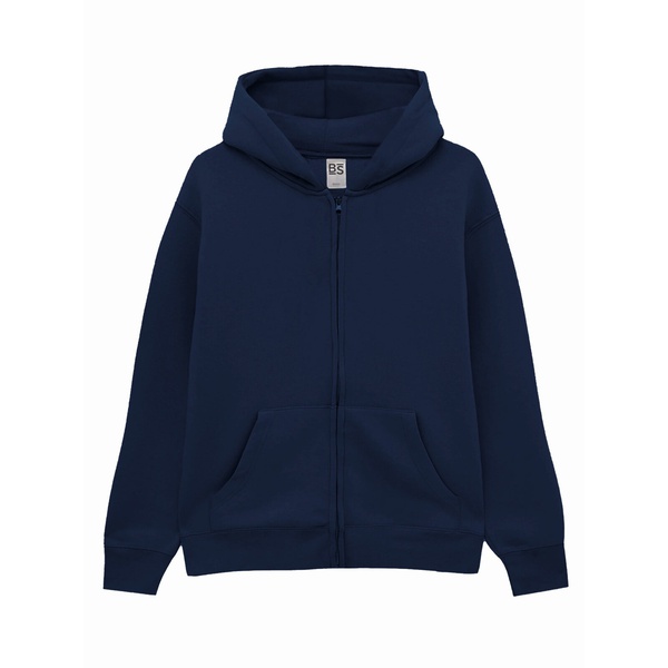 FELPA VEGA KIDS zip e cappuccio bambino navy
