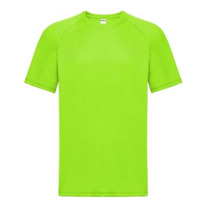 Run T-shirt sport verde fluo