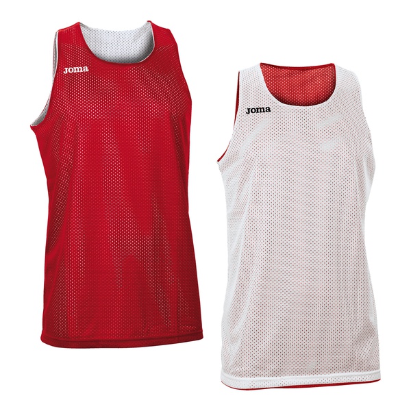 ARO CANOTTA DOUBLE FACE bianco rosso