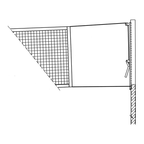 IMPIANTO BEACH VOLLEY MONOTUBO ZINCATO Ø 114