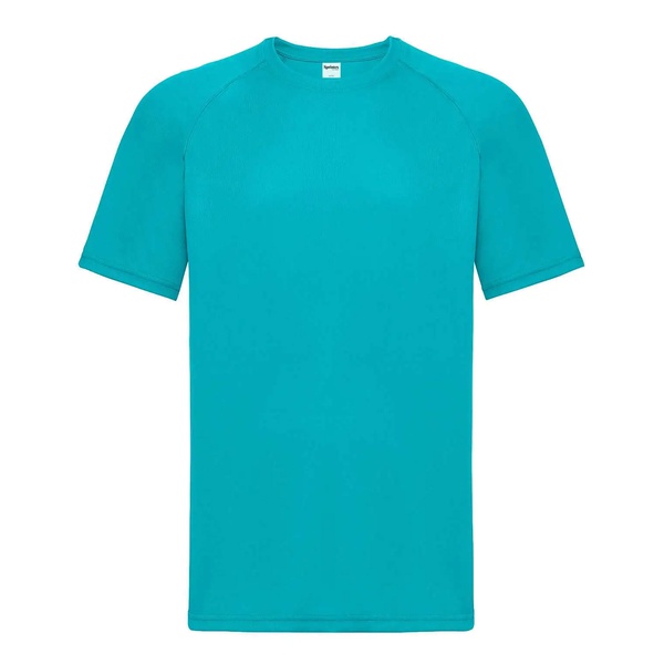 Run T-shirt sport verde acqua