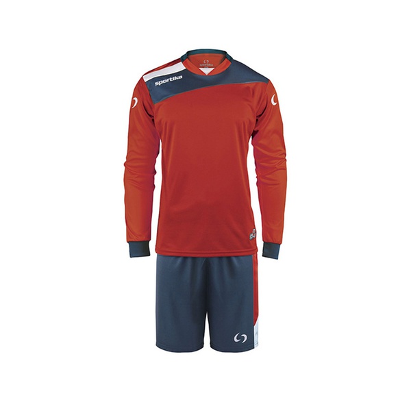 AMSTERDAM completo calcio manica lunga red navy