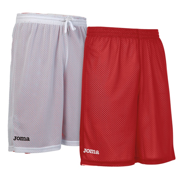 ROOKIE SHORT BASKET REVERSIBLE bianco rosso