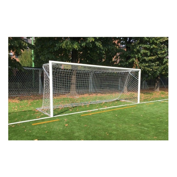 Coppia porte calcio 7 - 8 trasportabili in alluminio m6x2 