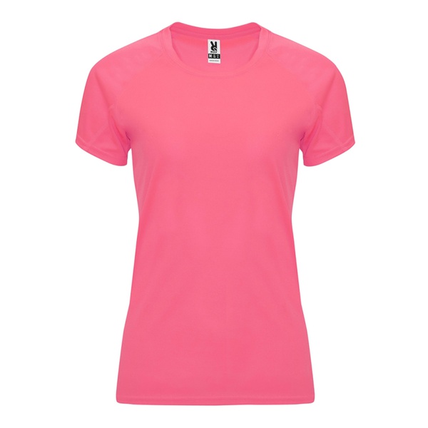 Bahrain Woman - t-shirt tecnica raglan Rosa fluo