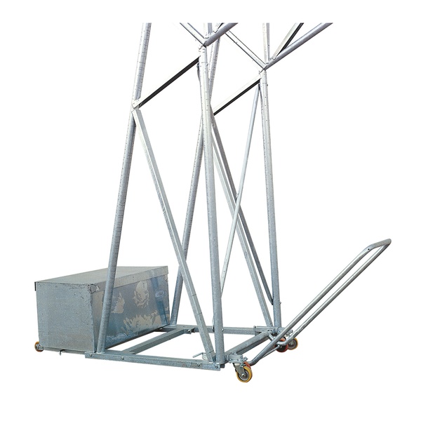 BASE MOBILE CARELLATA per impianti basket a traliccio SB2421