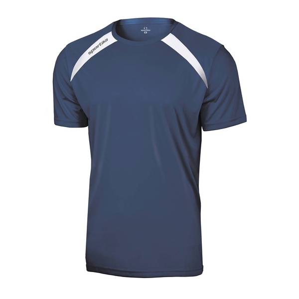 MATERA maglia manica corta UOMO navy white