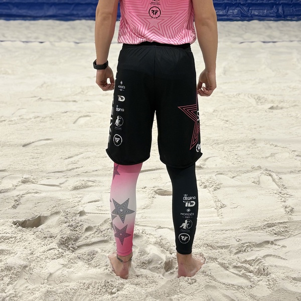 PINK STAR LEGGINS M