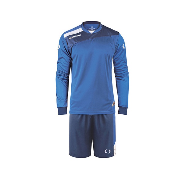 AMSTERDAM completo calcio manica lunga royal navy