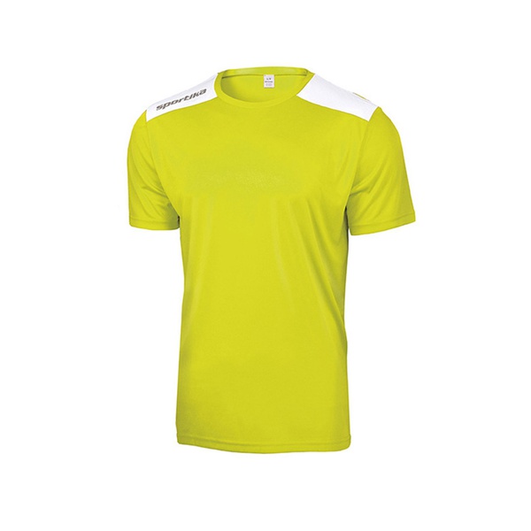 MINSK maglia manica corta UOMO fluoyellow white