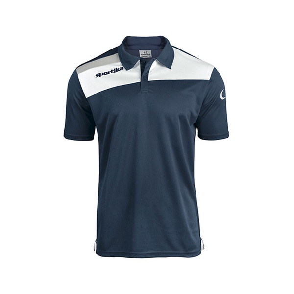 BREST polo Multisport UNISEX navy white grey