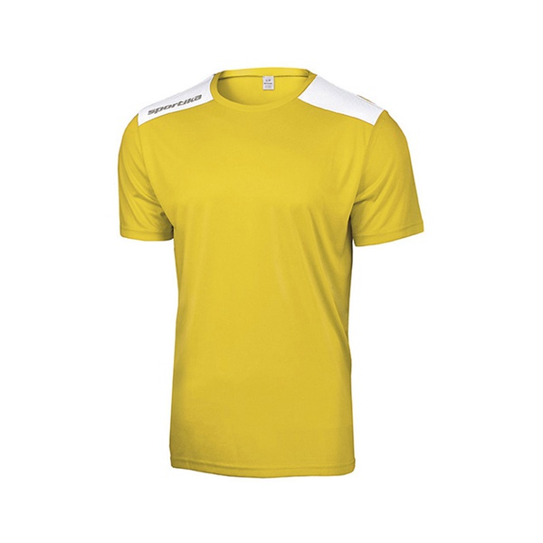 MINSK maglia manica corta UOMO yellow white