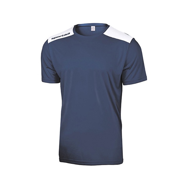 MINSK maglia manica corta UOMO navy white