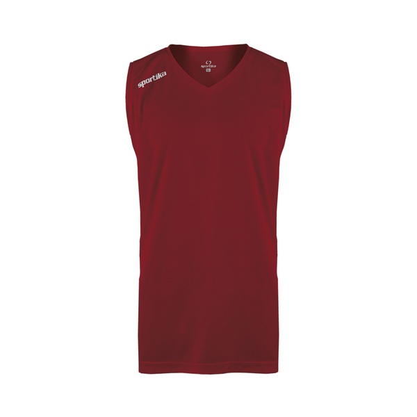 ASSIST canotta moncolore UNISEX burgundy