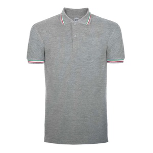 Polo Tricolor Italy grigio