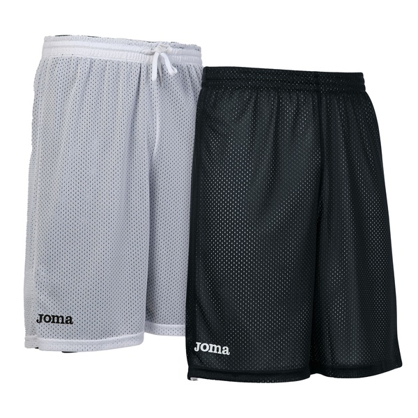 ROOKIE SHORT BASKET REVERSIBLE bianco nero