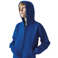 FELPA VEGA KIDS zip e cappuccio bambino royal blue