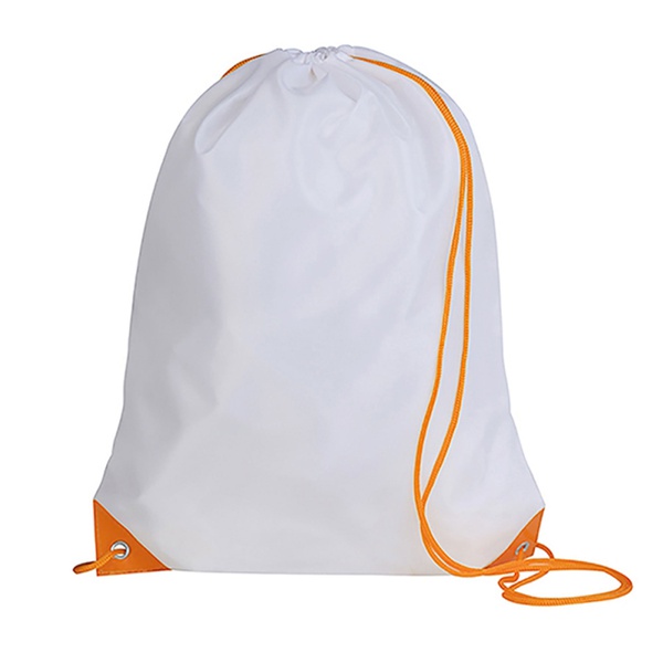 Nella - Sacchetta porta scarpe personalizzata white orange