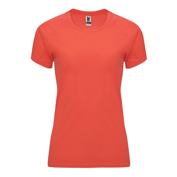 Bahrain Woman - t-shirt tecnica raglan Corallo fluo