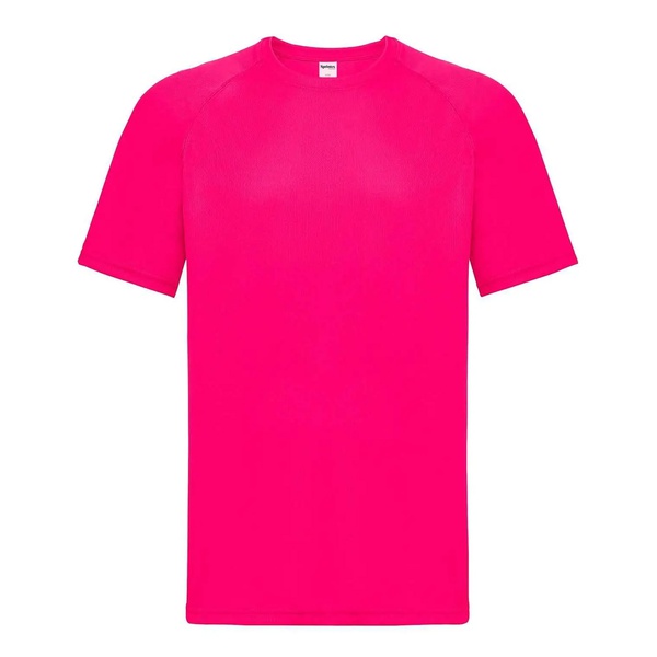 Run T-shirt sport fucsia fluo