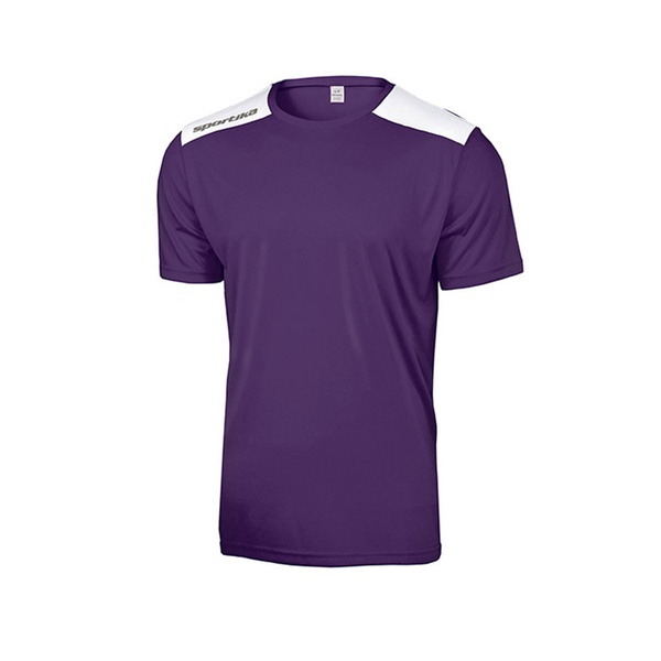 MINSK maglia manica corta UOMO purple white