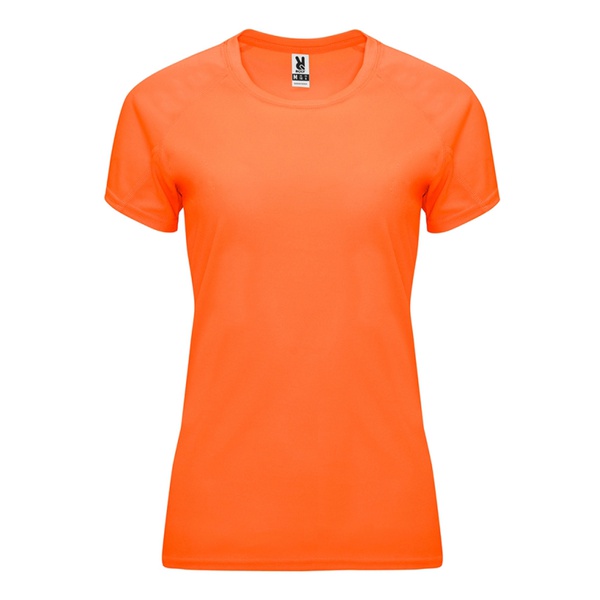 Bahrain Woman - t-shirt tecnica raglan Arancione fluo