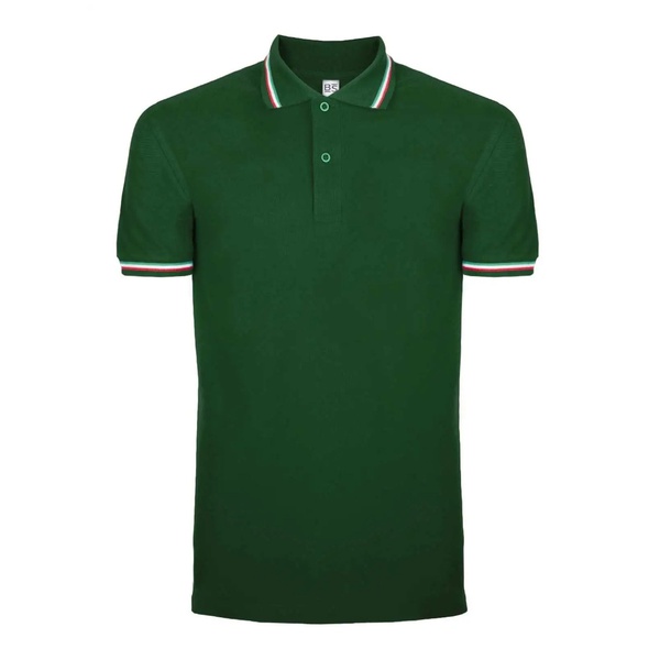 Polo Tricolor Italy verde