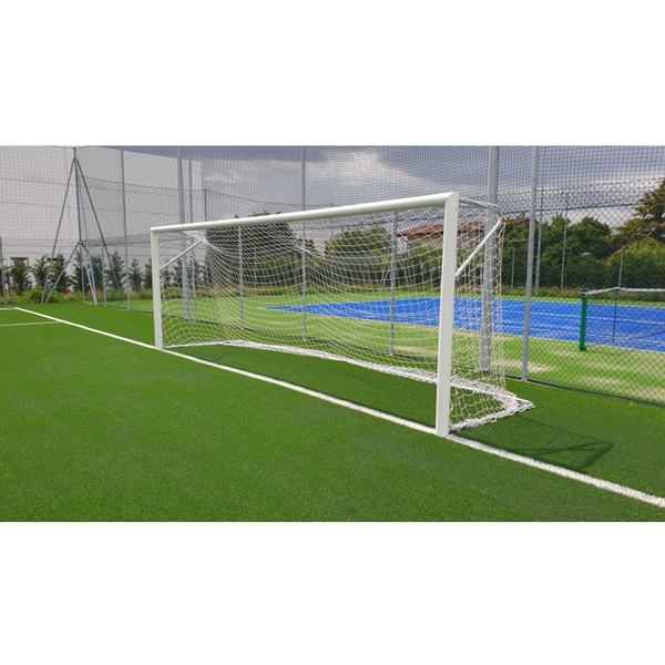 Coppia porte calcio 7 - 8 con bussole in alluminio m.6x2