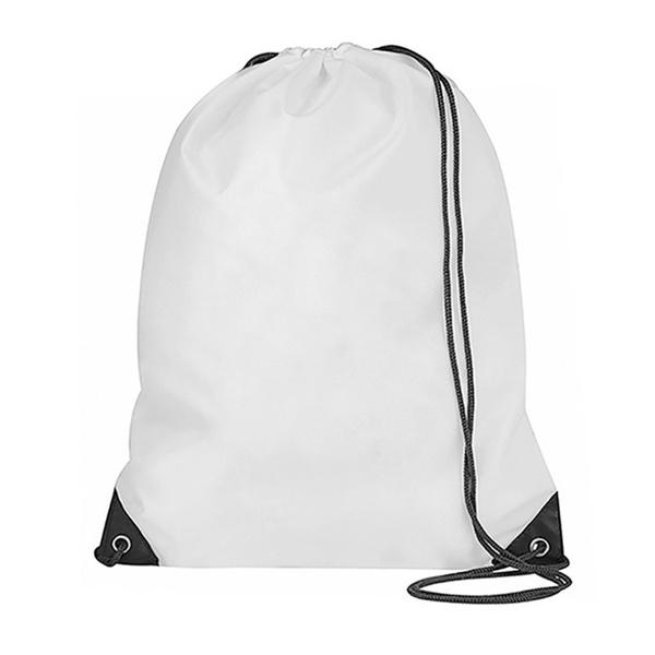 Nella - Sacchetta porta scarpe personalizzata white black