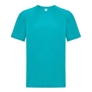 Run T-shirt sport verde acqua