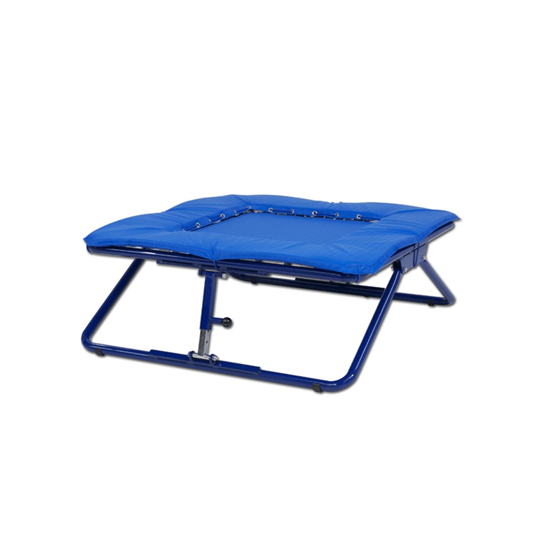 Trampolino Per Bambini Pieghevole 36" Con Maniglia Regolabile E Sicurezza – Max 60 Kg, Per Interni/Esterni (Blu)