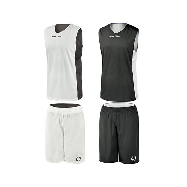 ASSEN Completo Basket Double Face black white