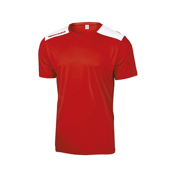 MINSK maglia manica corta UOMO red white
