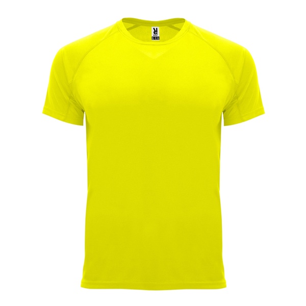 Bahrain - t-shirt tecnica raglan Giallo fluo