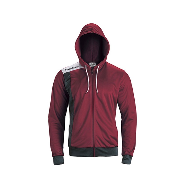 GIRONA giacca tuta Multisport UNISEX burgundy black white