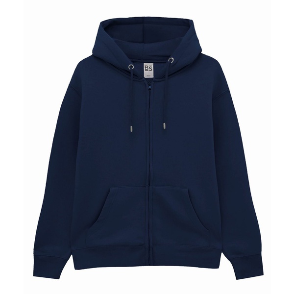 FELPA VEGA con zip e cappuccio UNISEX navy