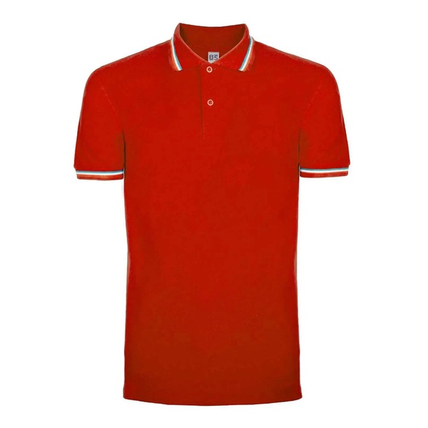 Polo Tricolor Italy rosso