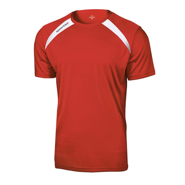 MATERA maglia manica corta UOMO red white