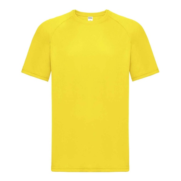 Run T-shirt sport giallo