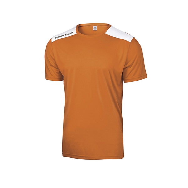 MINSK maglia manica corta UOMO orange white