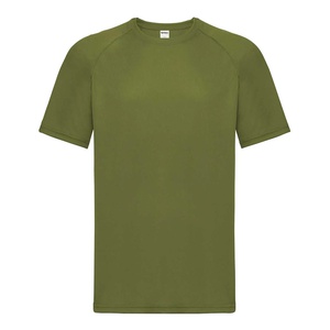 Run T-shirt sport verde militare